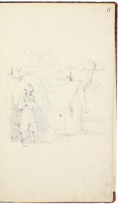 Штернберг Василий Иванович. Альбом рисунков с пейзажами, портретами и набросками 